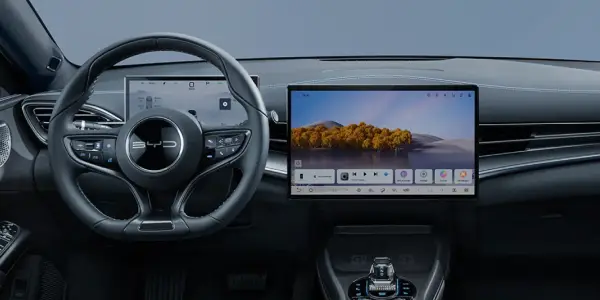 BYD SEAL touchscreen infotainment and premium audio system