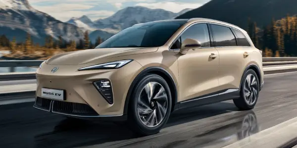 MG S6 EV electric SUV exterior