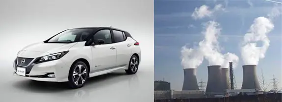 Nisan Leaf all electric car