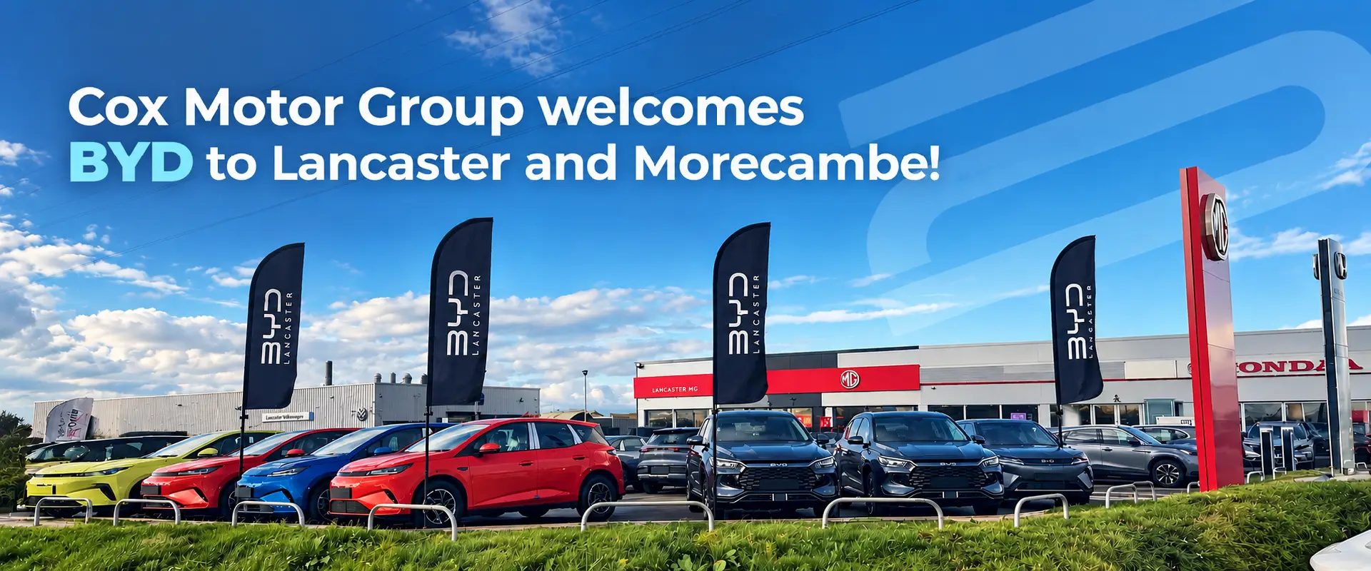 Cox Motor Group welcomes BYD to Lancaster and Morecambe!